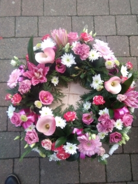 Pink wreath