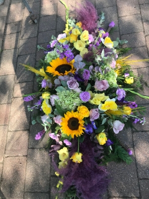 Sunflower Casket Spray